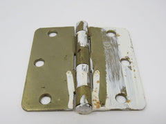 Standard Door Hinge 3-1/2-in 3 Holes Rounded Corners -- Used