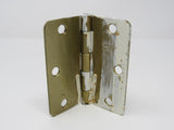 Standard Door Hinge 3-1/2-in 3 Holes Rounded Corners -- Used