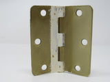 Standard Door Hinge 3-1/2-in 3 Holes Rounded Corners -- Used