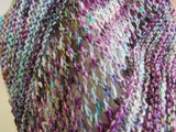 Handcrafted Shawl Multicolored Lots of Texture 100% Merino Female Adult -- New