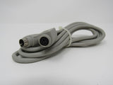 Standard PS2 Mouse Keyboard Cable 6ft Male Female -- Used