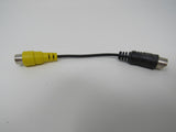 Standard S Video Male Port to RCA Female Adapter 3 Inches -- Used