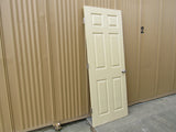 Interior Door 78-in x 30-in Dark Beige with Door Knob
