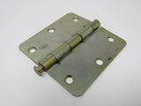 Stanley Door Hinge 3-1/2-in 3 Holes Rounded Corners -- Used