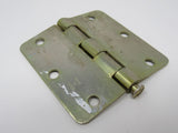 Stanley Door Hinge 3-1/2-in 3 Holes Rounded Corners -- Used