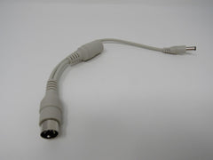 Standard 5 Pin DIN 180 Degree to Power Adapter Cable 10 Inches -- Used