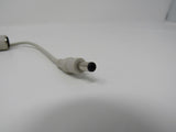 Standard 5 Pin DIN 180 Degree to Power Adapter Cable 10 Inches -- Used