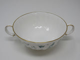 Royal Doulton Vintage Waverley 4 1/2 in Footed Cream Soup Bowl Pattern H.4963 -- Used