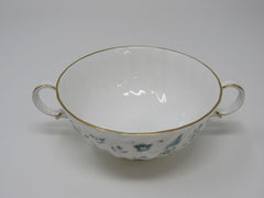 Royal Doulton Vintage Waverley 4 1/2 in Footed Cream Soup Bowl Pattern H.4963 -- Used