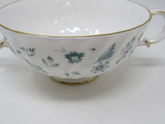 Royal Doulton Vintage Waverley 4 1/2 in Footed Cream Soup Bowl Pattern H.4963 -- Used