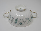 Royal Doulton Vintage Waverley 4 1/2 in Footed Cream Soup Bowl Pattern H.4963 -- Used