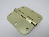 Standard Door Hinge 3-1/2-in 5/8-Radius 3 Holes Rounded Corners -- Used