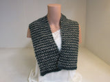 Handcrafted Scarf Green Taupe 33% Possum 33% Cashmere 33% Merino Female Adult -- New
