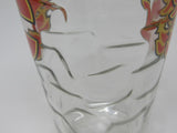 NHL Vintage Clear Textured Pint Glass Calgary Flames -- Used