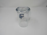 NHL Vintage Clear Beer Stein Mug Vancouver Canucks Glass -- Used