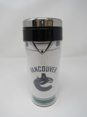 NHL Insulated Beverage Tumbler Vancouver Canucks Vintage -- Used