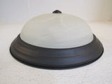 Designer Insulated Ceiling Light Fixture 15-in Oil Rubbed Bronze 1257L-ORB-AC8 -- Used