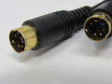 Standard S Video Cable 4 Pin 11.5 ft Male -- New