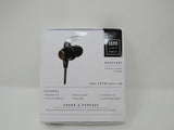 LSTN Sound Co Crescent Wireless Earbuds Black Bluetooth 4.0 3 Sizes Ear Tip -- New