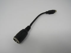 Standard PS2 Male Port to 5 Pin Female DIN AT Adapter Cable 4 Inches -- Used