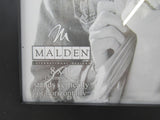 Malden International Designs Photo Frame Black 8x10 Painted Wood Finish 2077-80 -- Used