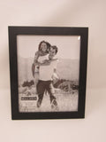 Malden International Designs Photo Frame Black 8x10 Painted Wood Finish 673-80 -- Used