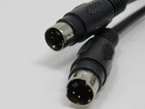 Standard S Video Cable 4 Pin 9 ft Male -- Used