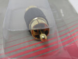 Radio Shack Phono Plug Coupler Gold Plated RCA Male to Male 274-873A -- New