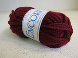 Plymouth Yarn Co Encore Mega Yarn Cranberry 1 Skein 64 Yards Acrylic Wool -- New