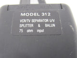 Standard UHF VHF TV Antenna Splitter Coaxial 312 -- Used