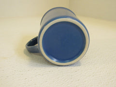 Designer Coffee Mug Blue Ceramic -- Used