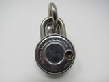 Master Lock Co 2 Combination Pad Locks Back Key Hole V643 -- Used