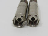 Standard Coaxial Cable Adapter Coupler Lot of 2 -- New