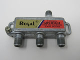 Regal 3 Way Splitter Coaxial Cable RG6 F Type Female GRS3DGH -- Used