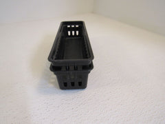 Home Products Int Mini Storage Bin Lot of 2 Black Plastic -- Used