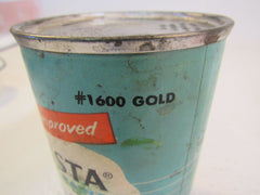 Binney Smith Powder Paint Artista 1600 Gold Partial Container Non Toxic Vintage -- Used