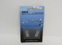 Eiko Auto Replacement Bulbs 2 Pack 12 Volts 2825-BP -- New