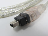 Standard Firewire IEEE-1394 4 Pin Male Cable 5.5 ft -- New