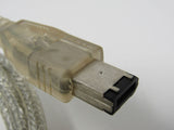 Standard Firewire Type 1 Plug to Type 2 Plug Cable 5.5 ft -- New