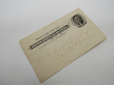 USPS Scott UX14 Antique 1c Black On Buff Jefferson Used F (Fair) Postal Card -- Used