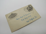 USPS Scott UY4r Antique 1c Black On Buff Reply Card Sheridan Used F (Fair) -- Used