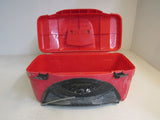 Titan Airless Radio Box Tool Box 20in x 11in x 11in Red/Black PowerTwin Series -- Used