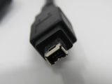 Standard Firewire Type 1 Plug to Type 2 Plug Cable 9.5 ft -- Used