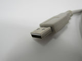 Standard USB A Plug to USB B Plug Cable 5.5 ft -- New