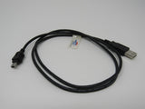 Standard USB A Plug to USB Mini B Plug Cable 33 Inches Male -- Used