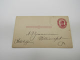 USPS Scott UX24 Antique 1c Red On Buff William McKinley Used Postal Card -- Used