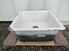 Kohler Cast Iron Undercounter Self Rimmimg Sink 20-in x 20-in