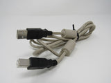 Standard USB A Plug to USB B Plug Cable 5.5 ft Male -- Used