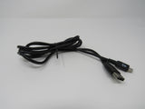 Standard USB A Plug to USB Mini B Plug Cable 55 Inches Male -- Used