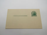 USPS Scott UX27 Antique 1c Green On Buff Thomas Jefferson G (Good) Postal Card -- Used